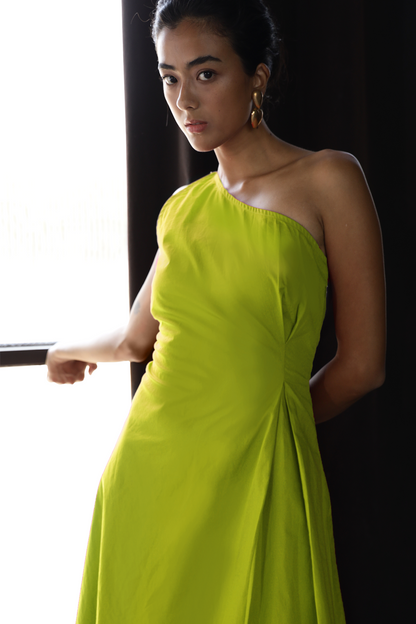 Amelie Dress : Island Green